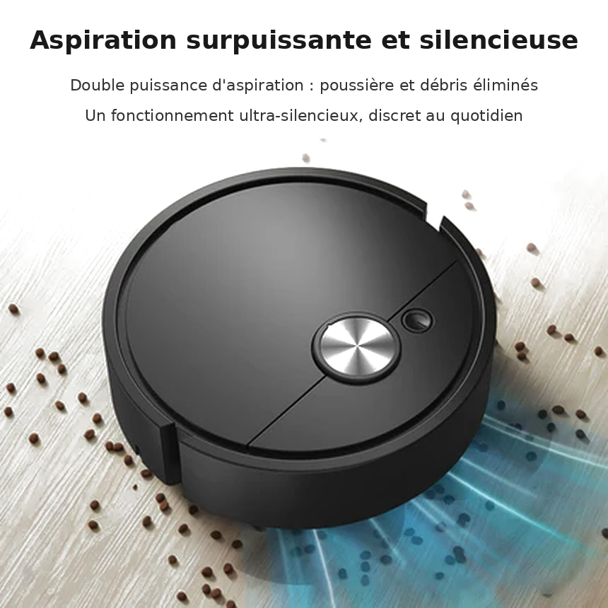 Mini Aspirateur Robot 3 en 1 pour voiture